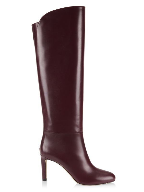 Jimmy Choo Karter Leather Knee High Boots